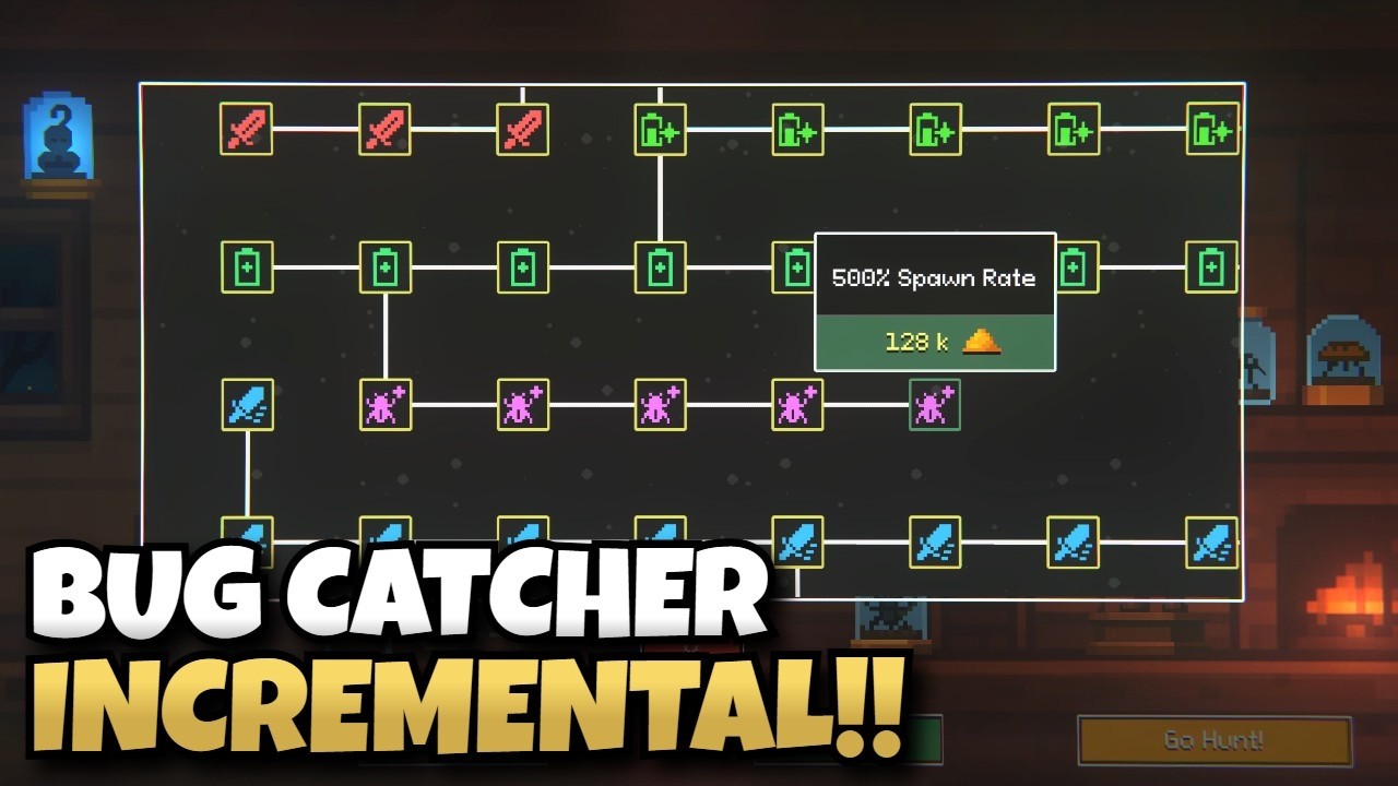 Bug Catching, but with a Skill Tree!