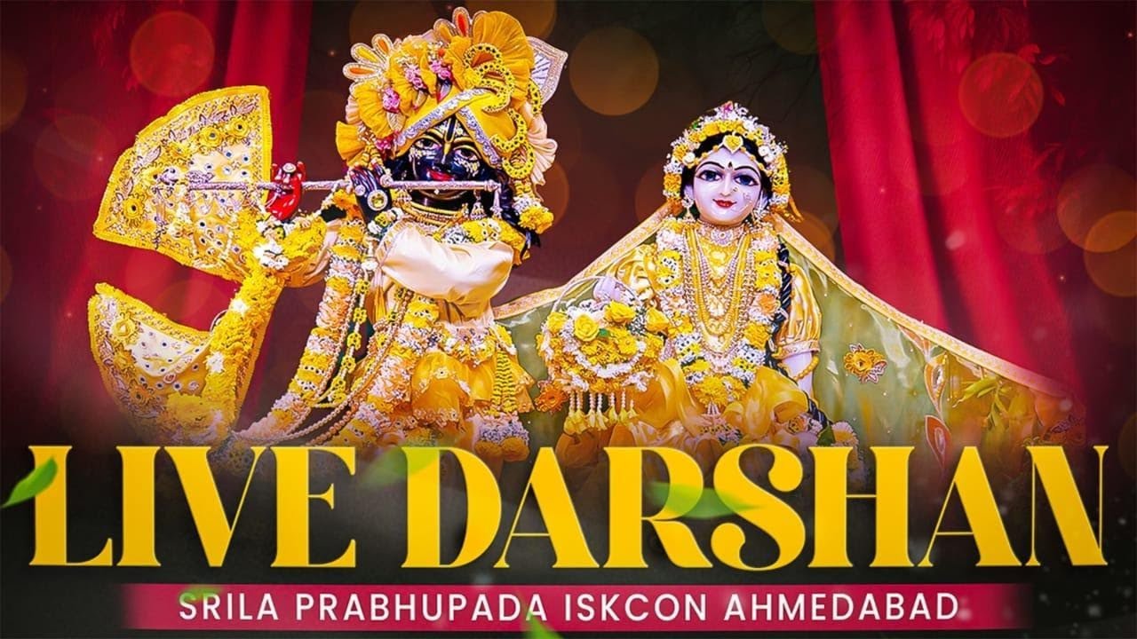 🔴 LIVE |  17 Feb 2026 | Sri Sri Radha Madhav Darshan | ISKCON Ahmedabad Bhadaj | Hare Krishna Mandir