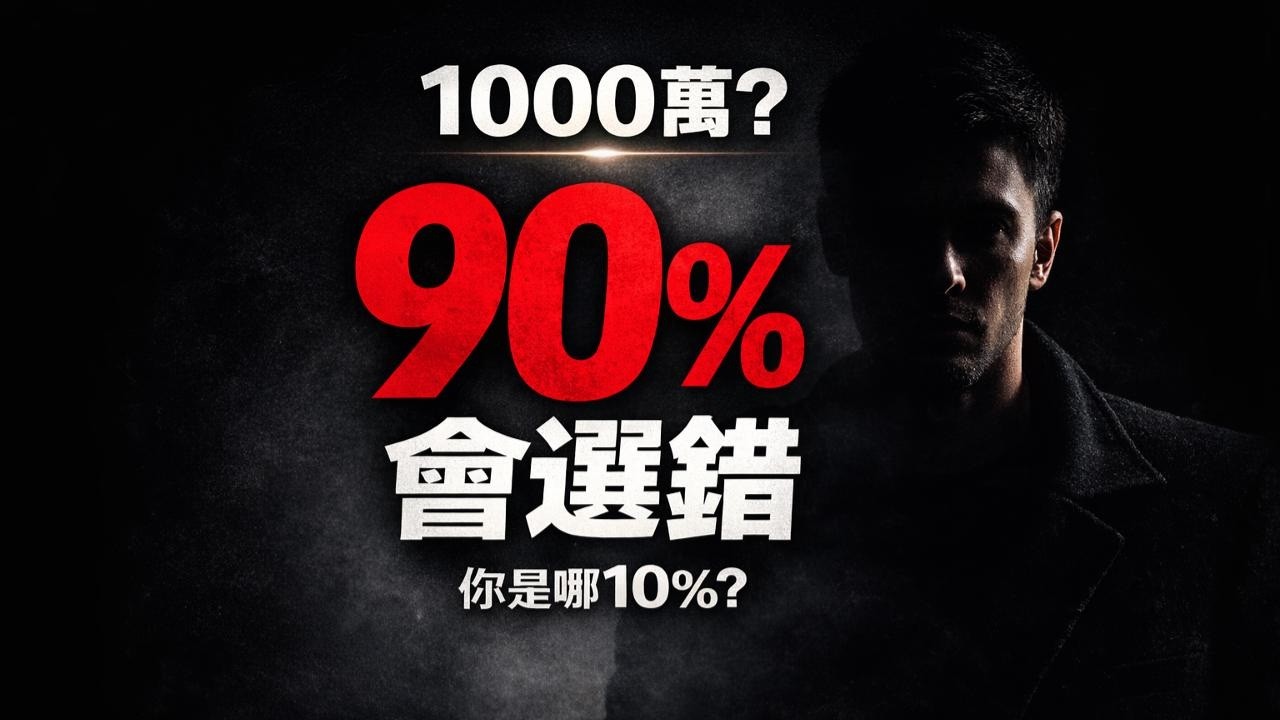 如果給你1000萬，5年後你還剩多少？