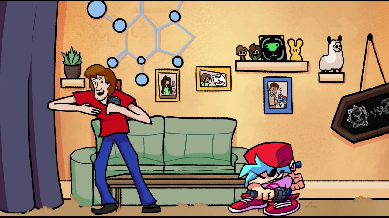 A zoinks theory (FNF Just a Theory but it's Red shaggy cover)