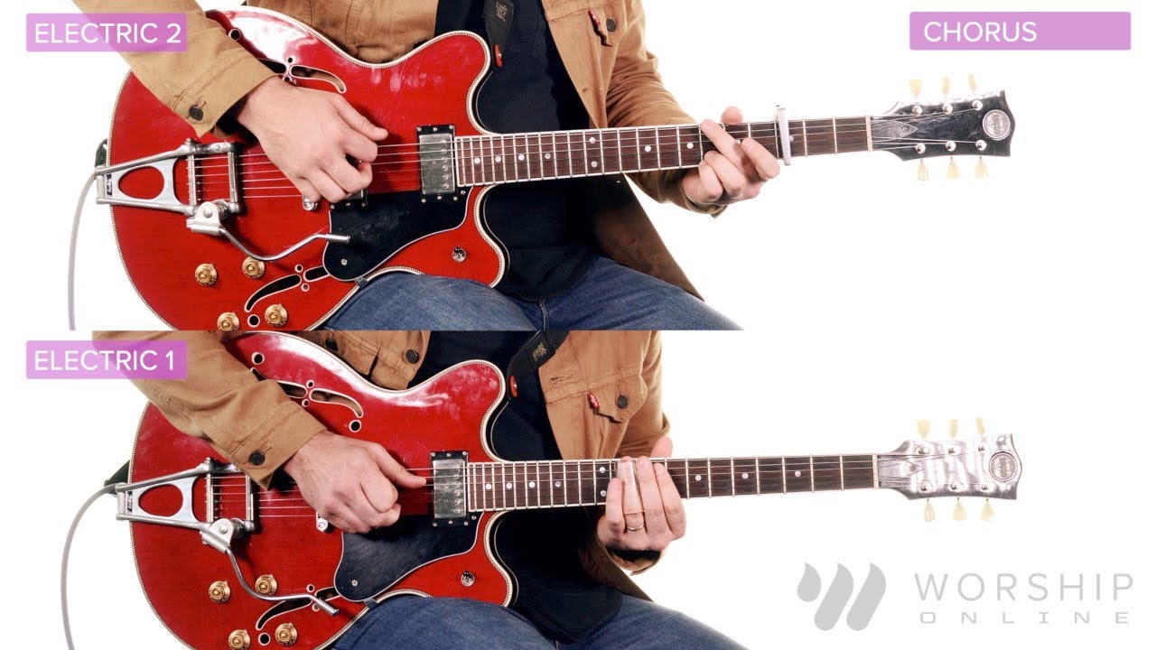 Thank You Jesus For The Blood - Charity Gayle - Electric & Acoustic Guitar Tutorial
