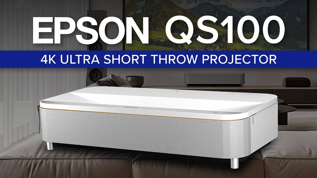 Epson QS100 4K Ultra Short Throw Projector - Our FAVORITE UST Projector! Full Overview!