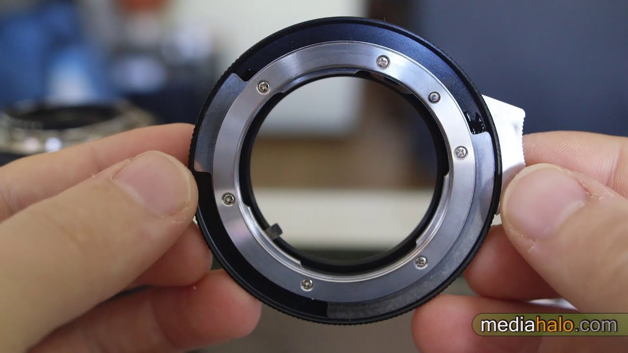 $17 Nikon lens to Canon body adapter with Aperture Control
