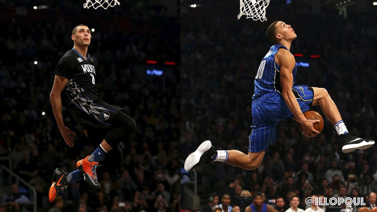 ZACH LAVINE VS AARON GORDON (Slam Dunk Contest 2016) ITA