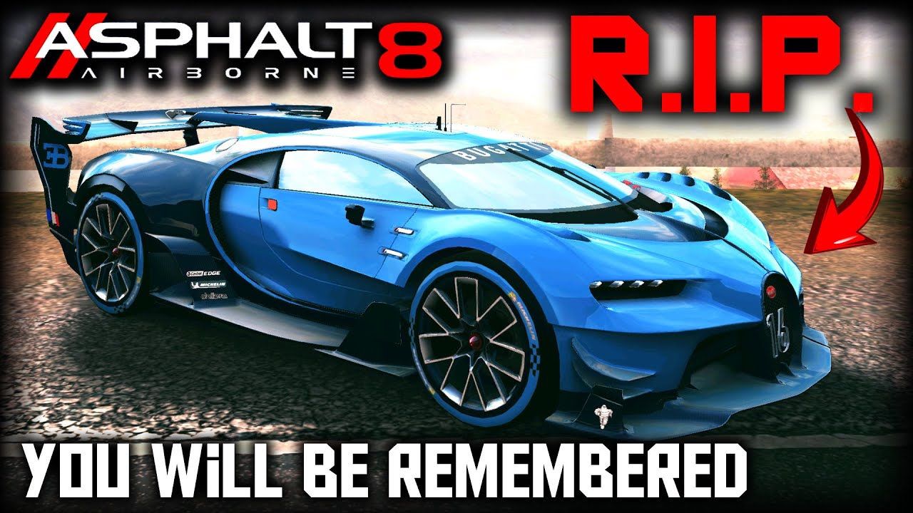 This Car 𝐖𝐈𝐋𝐋 𝐁𝐄 𝐑𝐄𝐌𝐎𝐕𝐄𝐃 from the Game 😥 - Bugatti Vision GT (Asphalt 8)