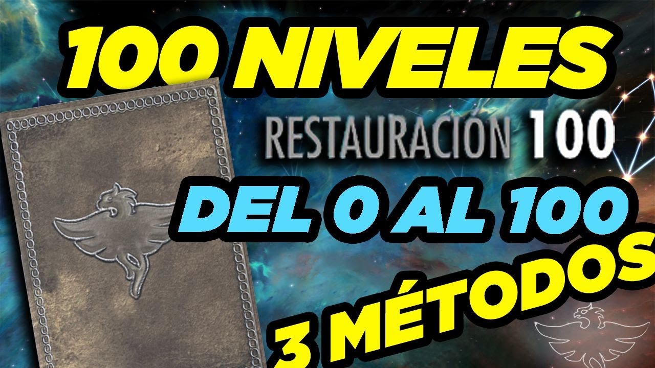 Cómo SUBIR RESTAURACIÓN RÁPIDO al 100 👨‍⚕️😎 | SKYRIM 2024