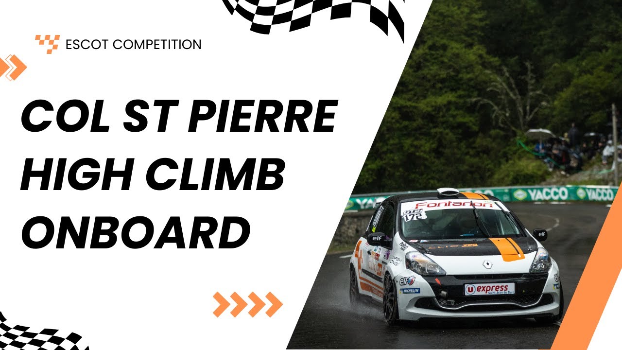 Clio Cup Course de côte de St Jean Du Gard 2025 Jeremy Escot