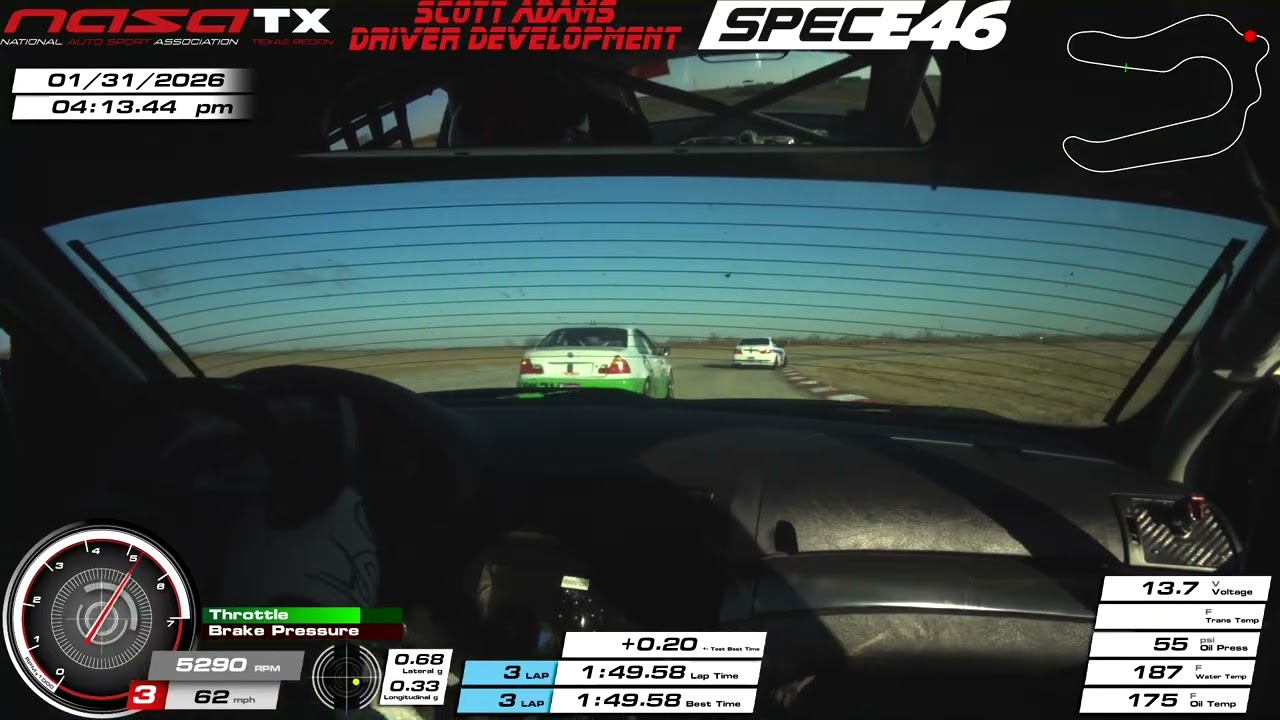 NASA Texas - MSR Houston January 2026 - SE46 Blitz race 2