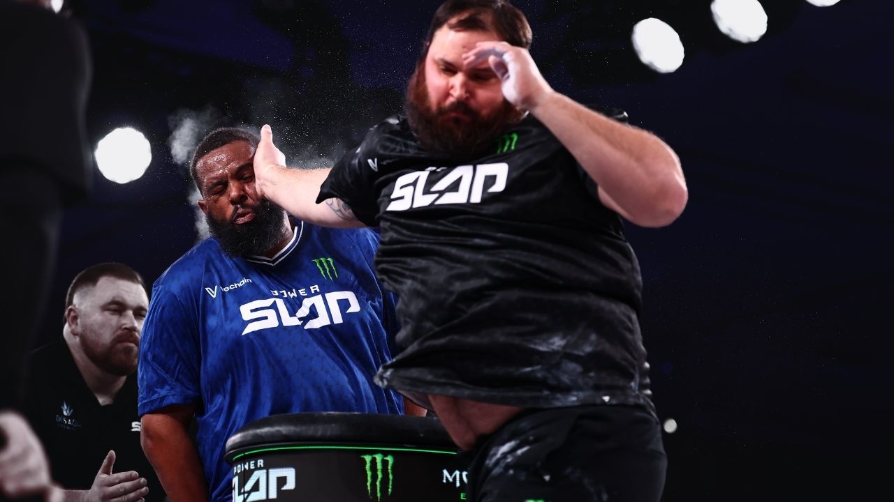 Super Heavyweight Titans Debut War 💪 | Leon Johnson vs Kole Smith | Power Slap 12 - Full Match