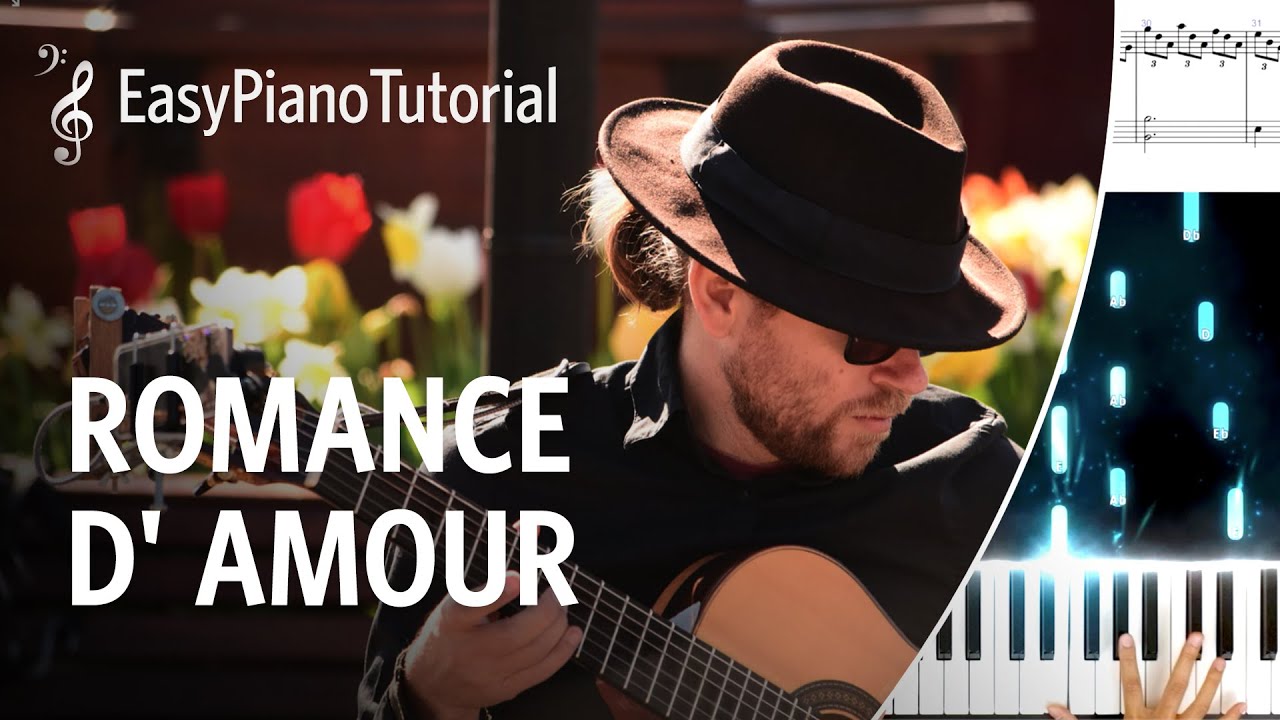 Romance D' Amour (Claude Ciari) - Free Piano Tutorial + Sheet Music