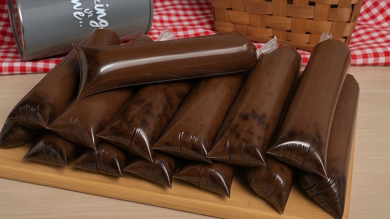 GELADINHO CREMOSO DE CHOCOLATE COM BASE ECONÔMICA / SEM LEITE CONDENSADO E SEM CREME DE LEITE 