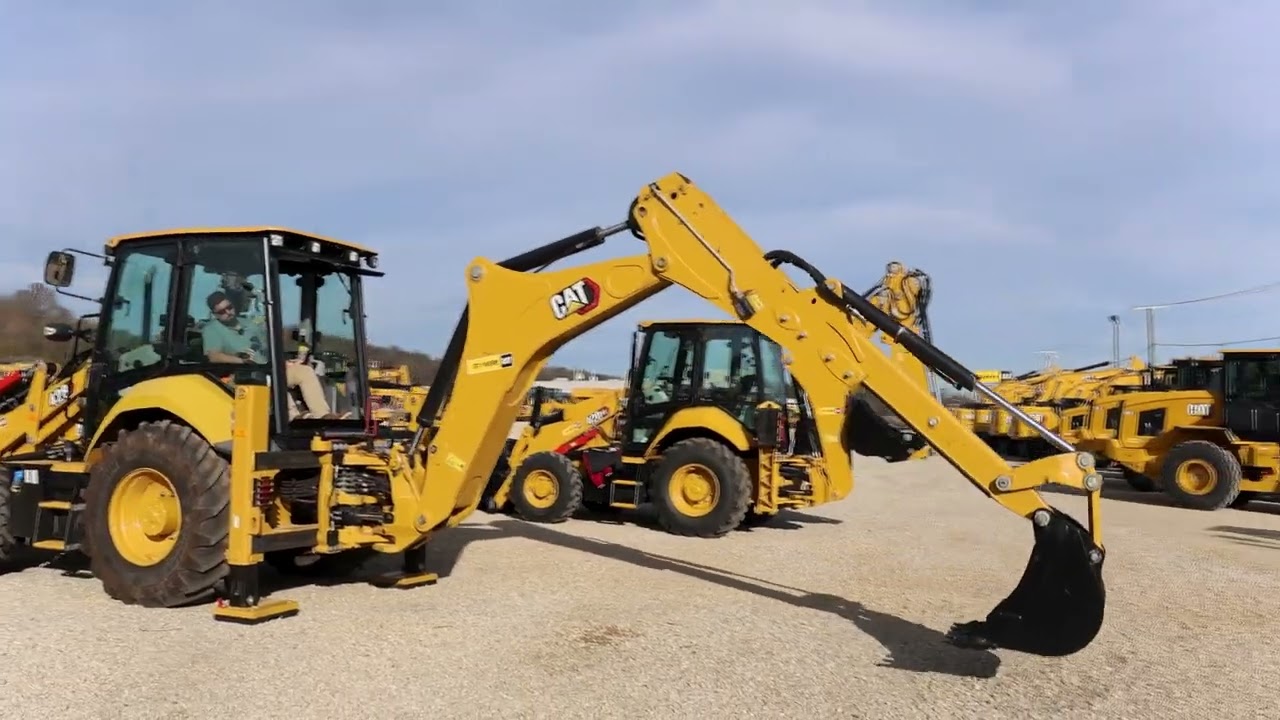 Cat® 428 Side Shift Backhoe Loader Walk-around