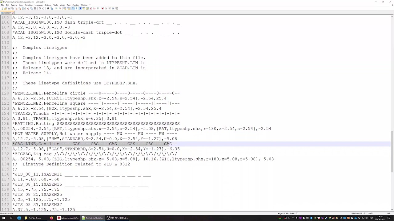 AutoCAD - Create a new (text) linestyle