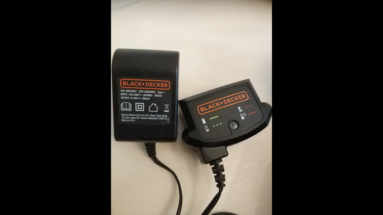Black & Decker Battery Charger Plug Replacement