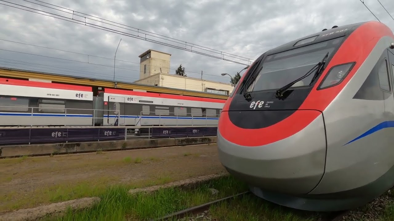 Dia de trenes Estacion Chillan | BMU-503 BMU-501 - Locomotora E- 3020 | 18/09/2024