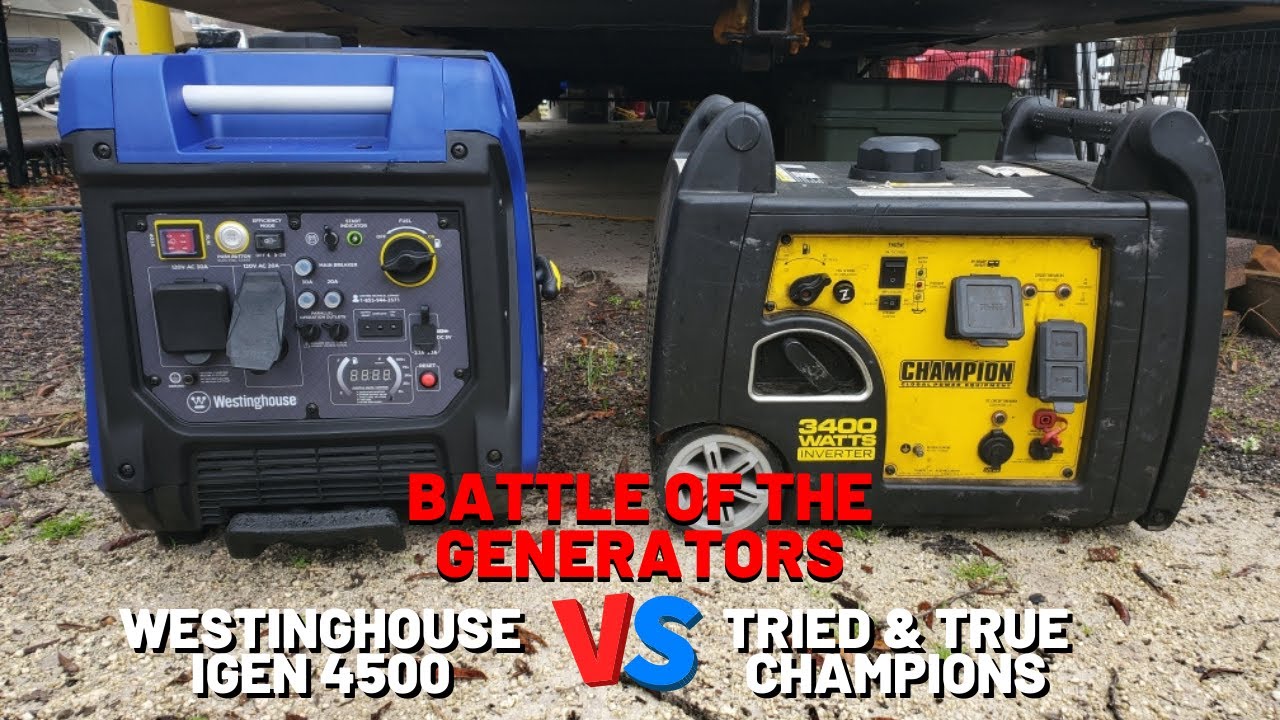Generator Comparison: Westinghouse Igen 4500 VS Champion 3400 Review! | Full-Time RV Living
