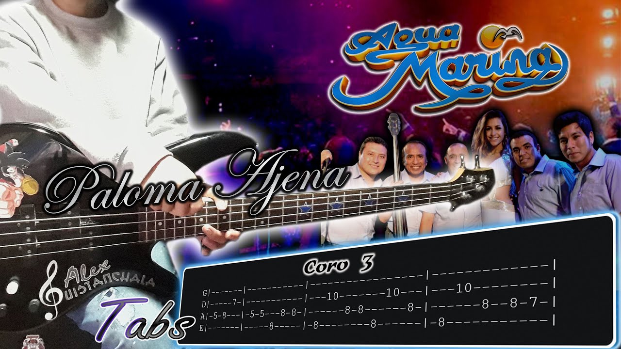 Paloma Ajena/Agua Marina/Tab+Bajo/Cover
