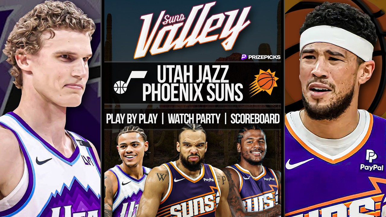 Utah Jazz at Phoenix Suns | LIVE Reaction | Scoreboard | Play By Play