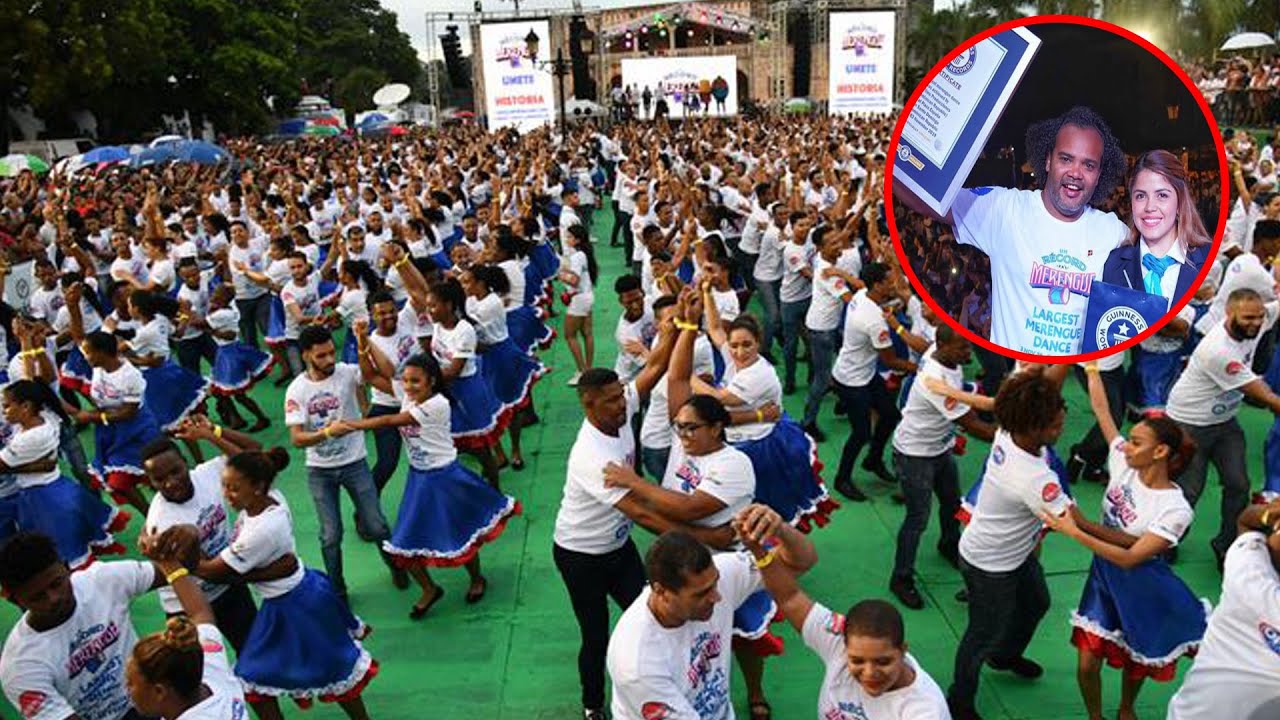 República Dominicana logra el Récord Guinness de mayor número de parejas bailando Merengue