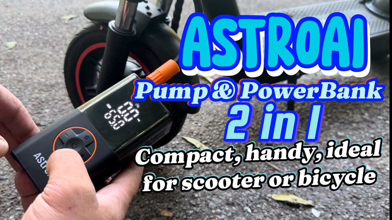 AstroAI AIRUN L7. Portable Air Compressor & Power Bank | 2‑in‑1 Tire Pump