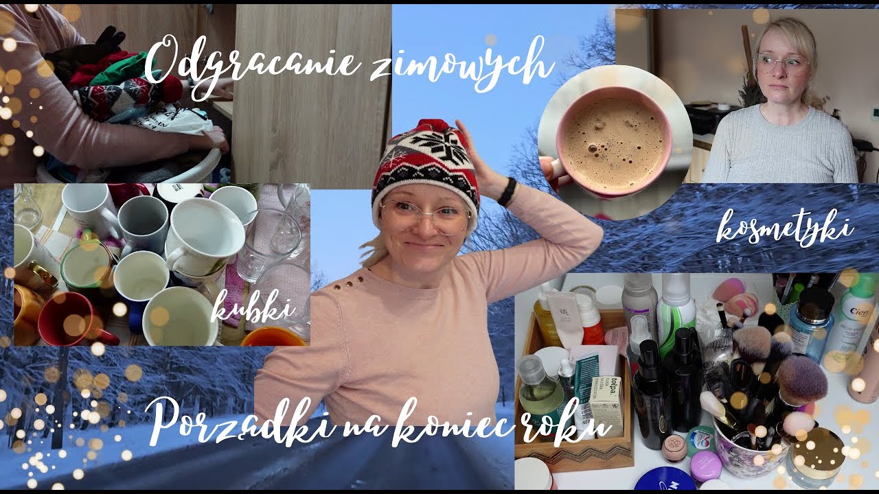 Odgracanie / porządki w kubkach, zimowych, kosmetykach / minimalizm / pozbywam się