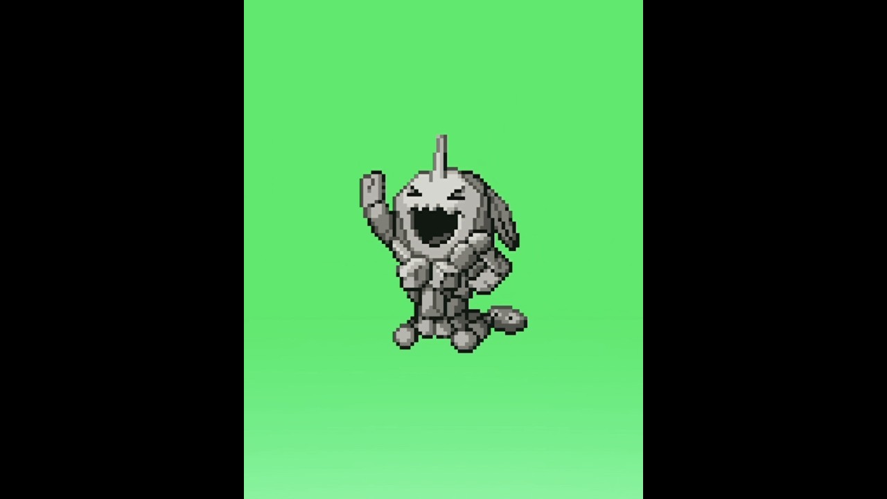 Pok&eacute;mon Fusion Woblix #onix #steelix #wobbuffet #fakemon #pokemoninfinitefusion