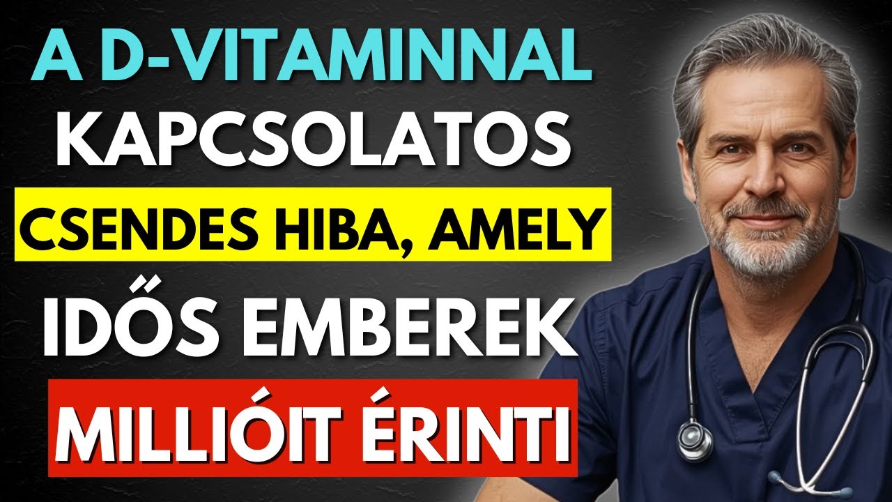 IDŐSEK, ROSSZUL SZEDIK A D-VITAMINT! (ORVOS MAGYARÁZZA)