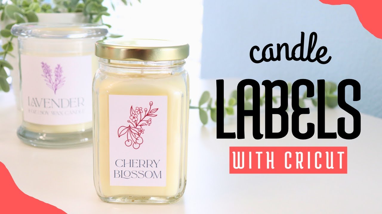 Make Your Own Candle Labels with Cricut