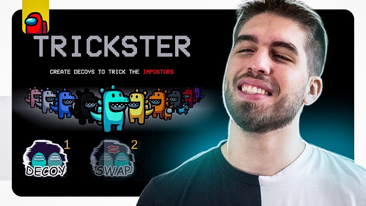 FUNÇÃO DE TRICKSTER NO AMONG US COM MOD! | RAKIN