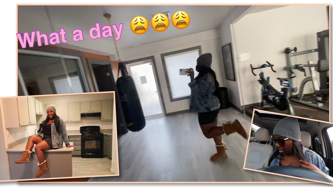 Today was so stressful | 2 apartment tours & this happen