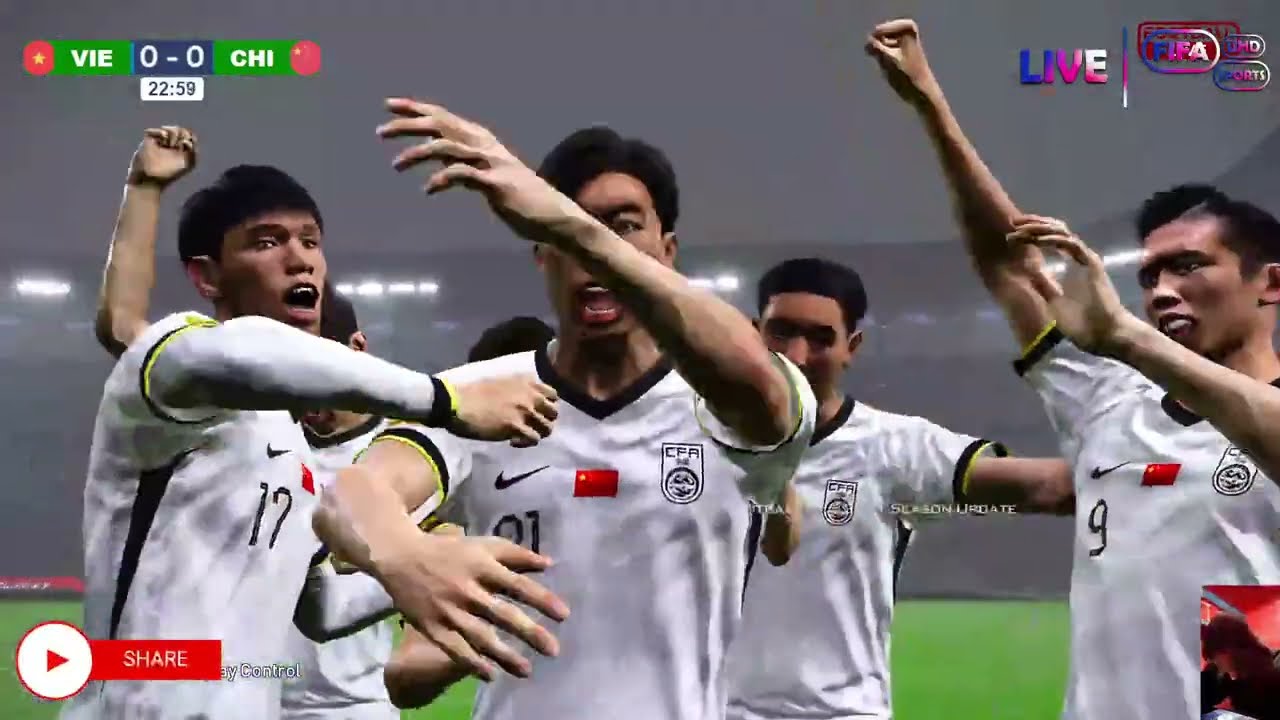 🔴TRỰC TIẾP: U23 Việt Nam vs U23 Trung Quốc – Trận đấu PES 2021 đầy đủ | 📝
