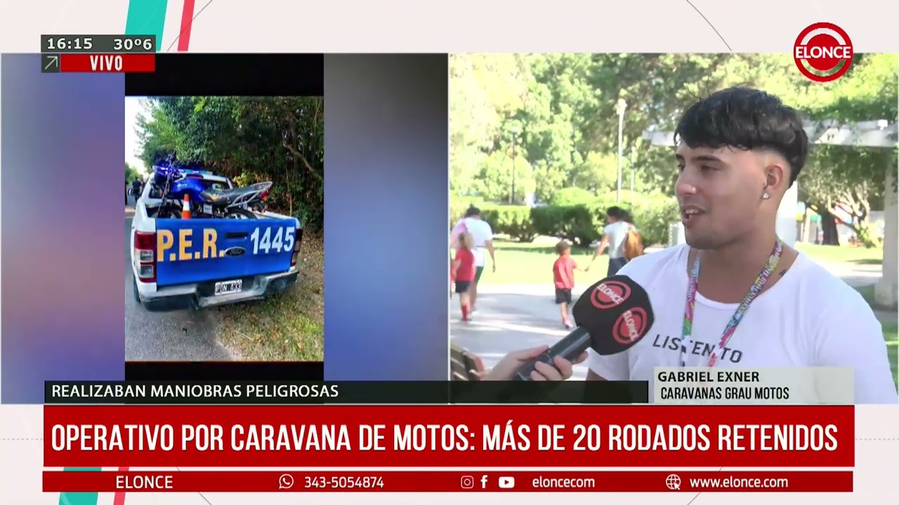 Caravanas de motos en Paraná: la palabra de participantes tras el operativo policial