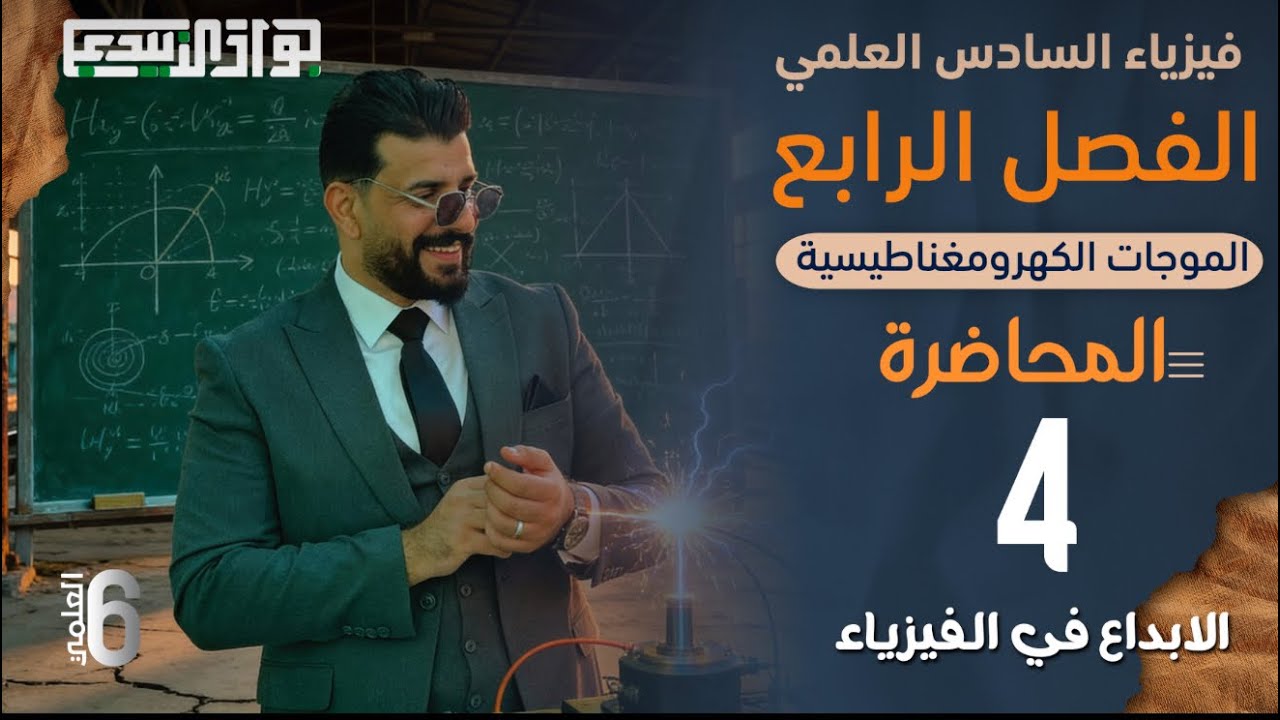 محاضرة 4 / فيزياء السادس العلمي / الفصل الرابع / الكشف عن الموجات الكهرومغناطيسية / الاستاذ جواد 