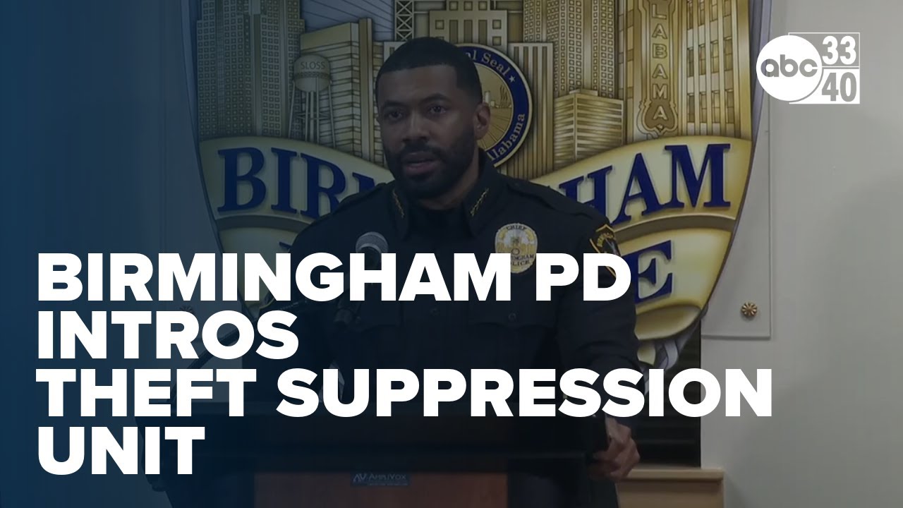 Birmingham police report drop in violent crime, roll out theft suppression unit for 2026