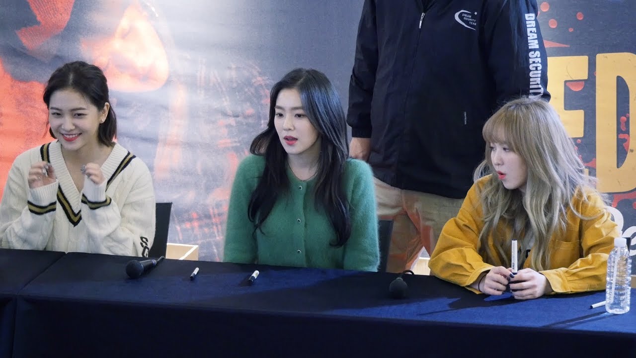 171123 예리, 아이린, 웬디 focus 레드벨벳 Red Velvet 팬싸인회 시작인사 & 첫줄 싸인 FanSign Event Openning _ 전체직캠 _ 여의도