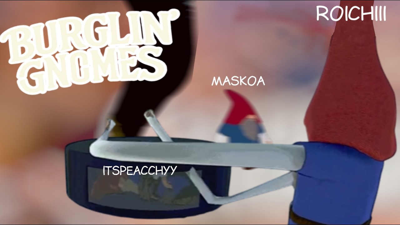 This GNOME GAME is not for the weak! Burglin Gnomes FUNNY MOMENTS & First Video