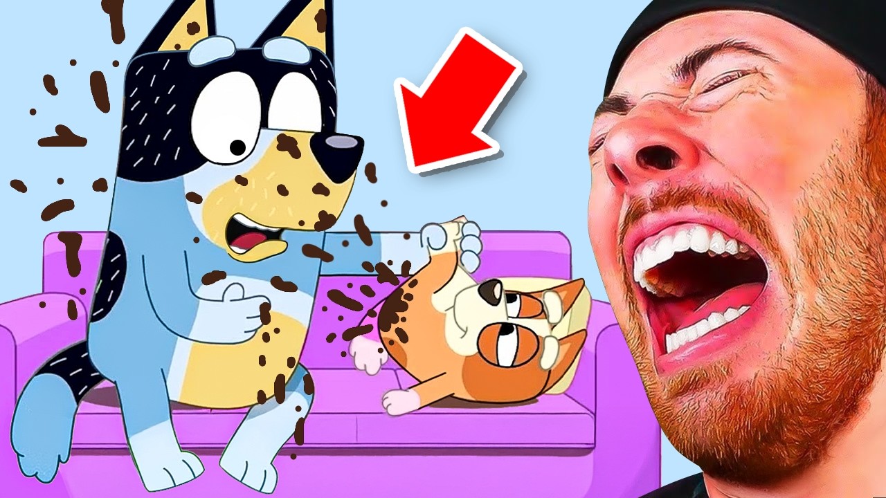 5 Hours Funniest Bluey Animations (You Will Laugh)