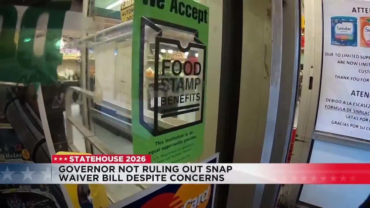 Gov. Rhoen not ruling out SNAP waiver bill despite his concerns