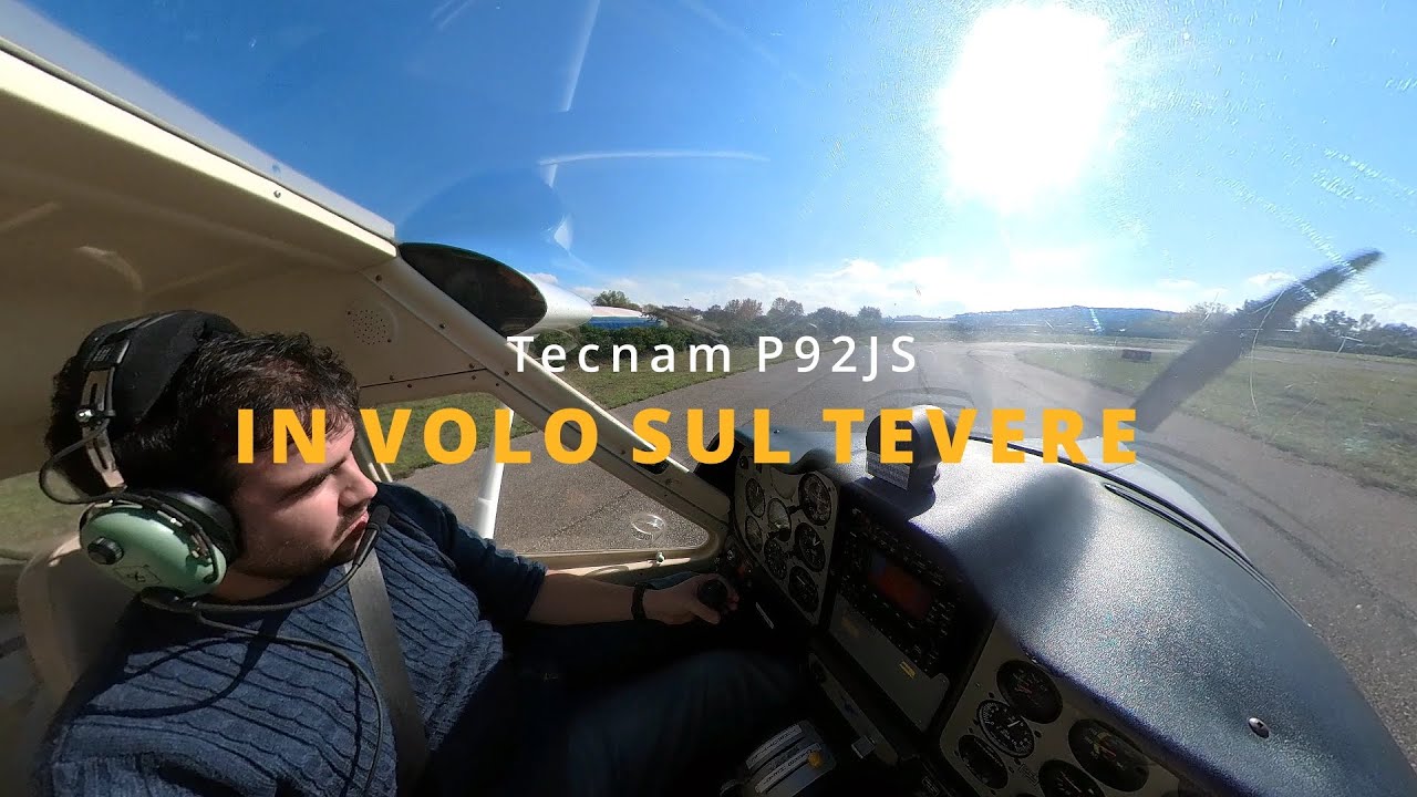 [Insta360 ONE X2] - Flying over Tiber Valley - On board Tecnam P92JS