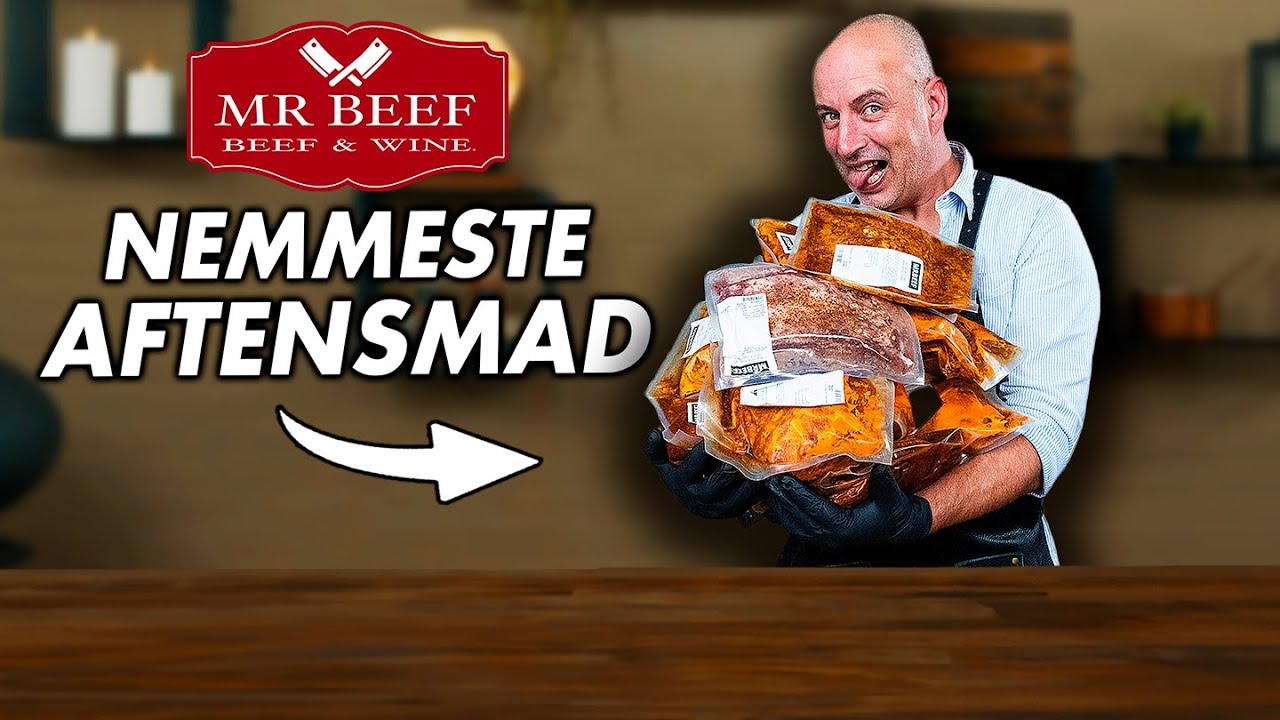 Aftensmad p&aring; 20 minutter - Heat & Eat by Mr Beef