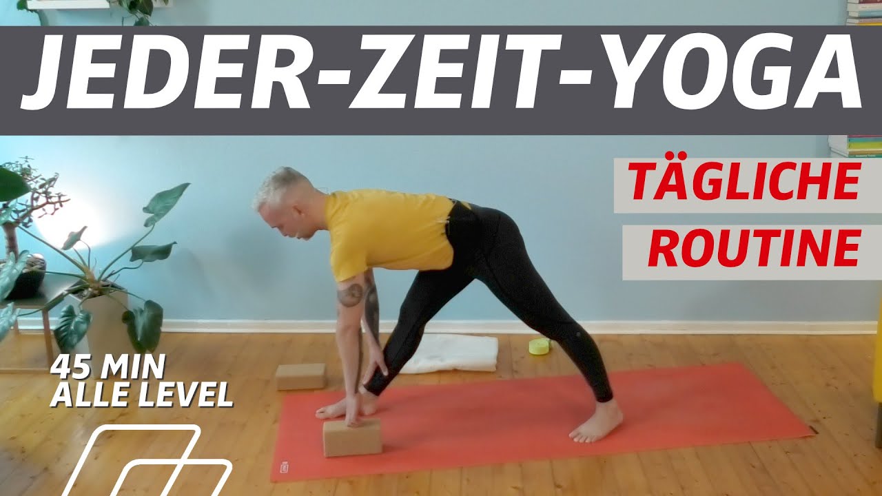 ⏰ 45:00 Minuten | Tägliche Routine | Fokus Beinrückseiten und Rücken | Rundumpaket | Für alle Level