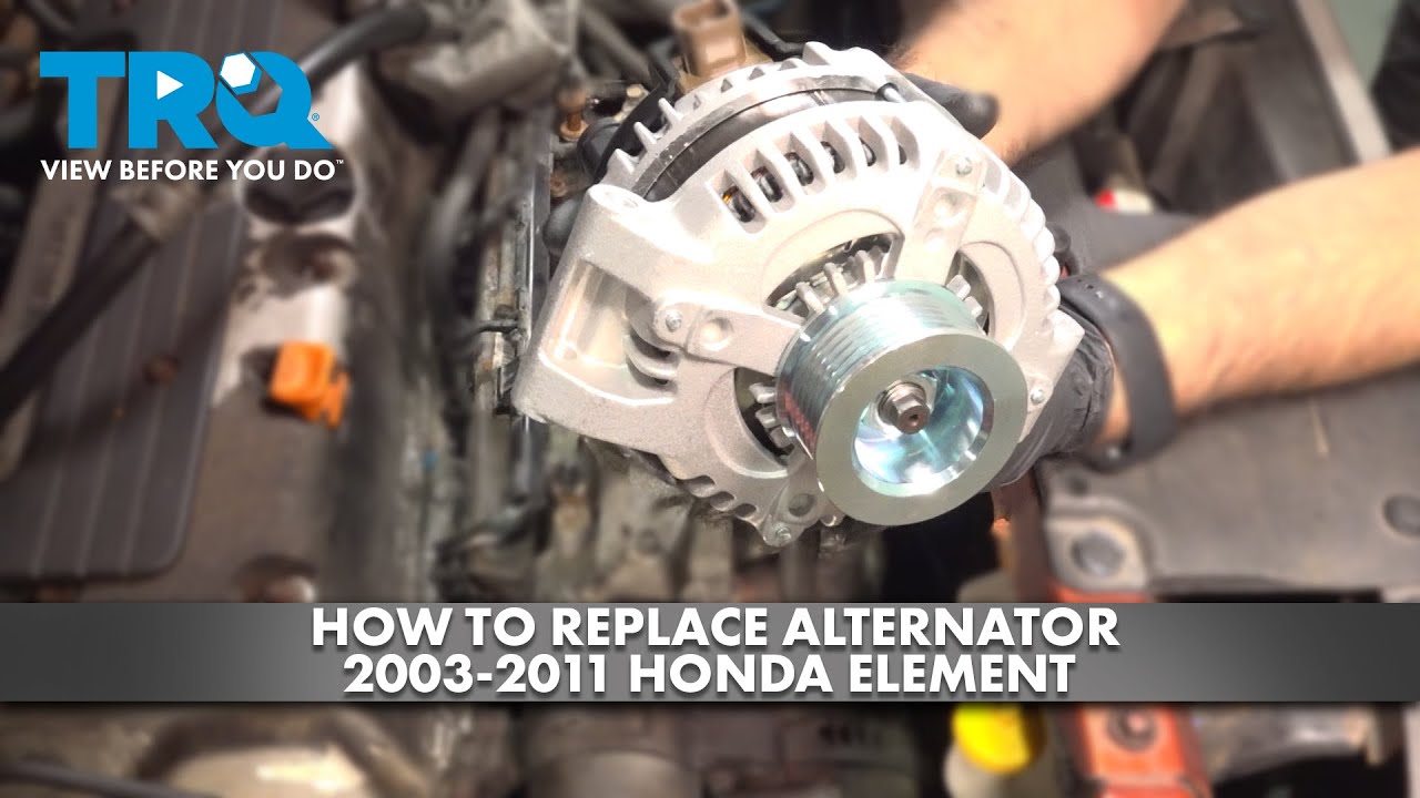 How to Replace Alternator 2003-2011 Honda Element