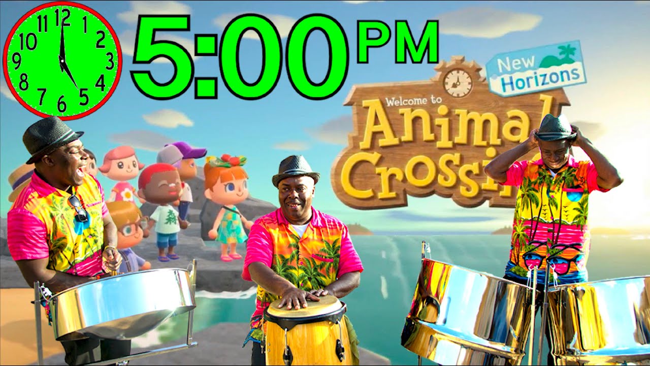 NEW Horizons 5pm but on STEEL DRUMS || Animal Crossing Calypso Jazz cover || ACNH game arrangement