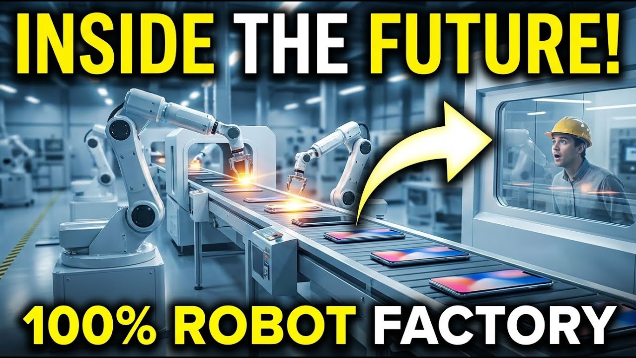 How Smartphones Are Made in a Fully Automatic Factory