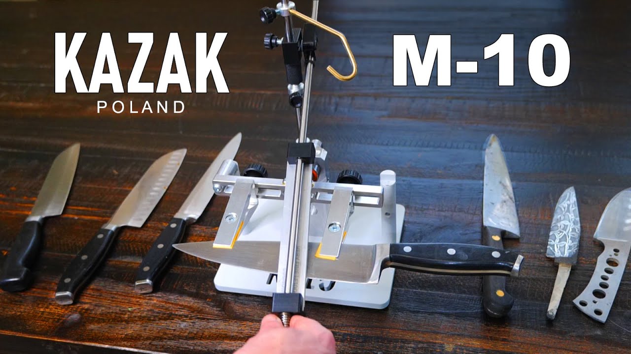 Обзор точилки для ножей Kazak M-10!
