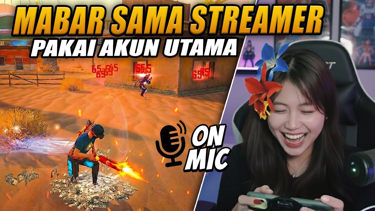 Mabar Sama Streamer Cantik Pakai Akun Utama Samapi Bikin Live Streamingnya
