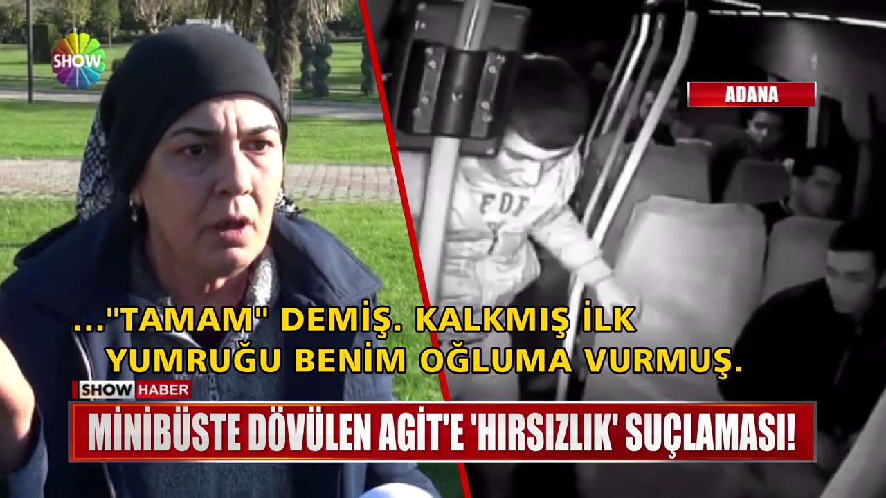 Minibüste dövülen Agit'e 
