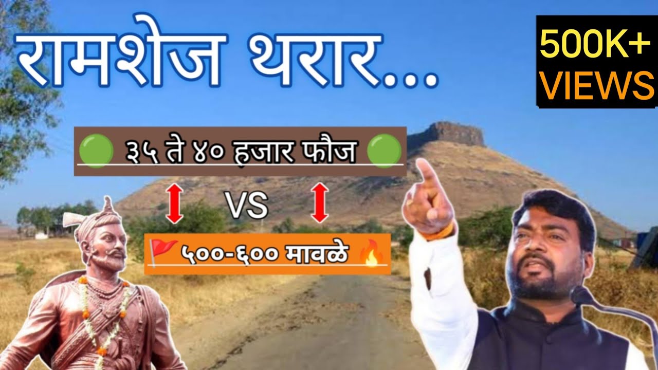 😲😲किल्ले रामशेज थरार | ३५ ते ४० हजार फौज vs ५०० ते ६०० मावळे | नितीन बानगुडे पाटील 🔥🔥🔥