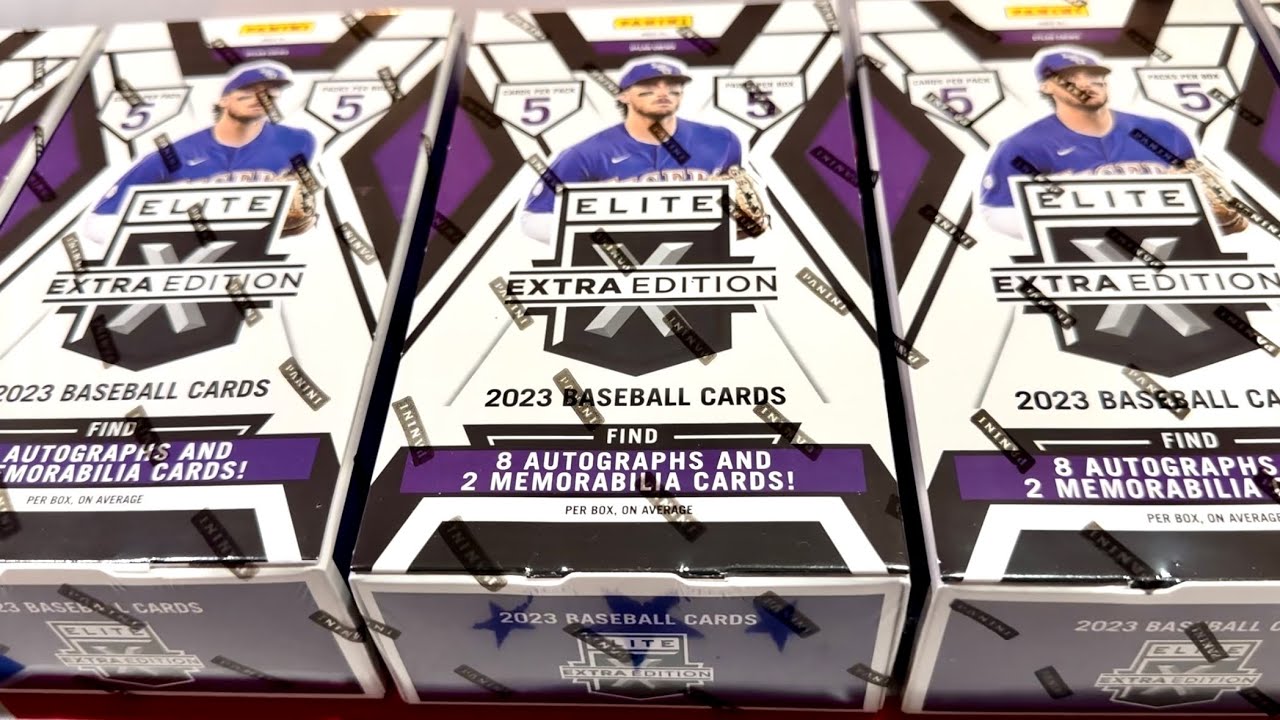 NEW RELEASE!  2023 ELITE EXTRA EDITION HOBBY BOXES!