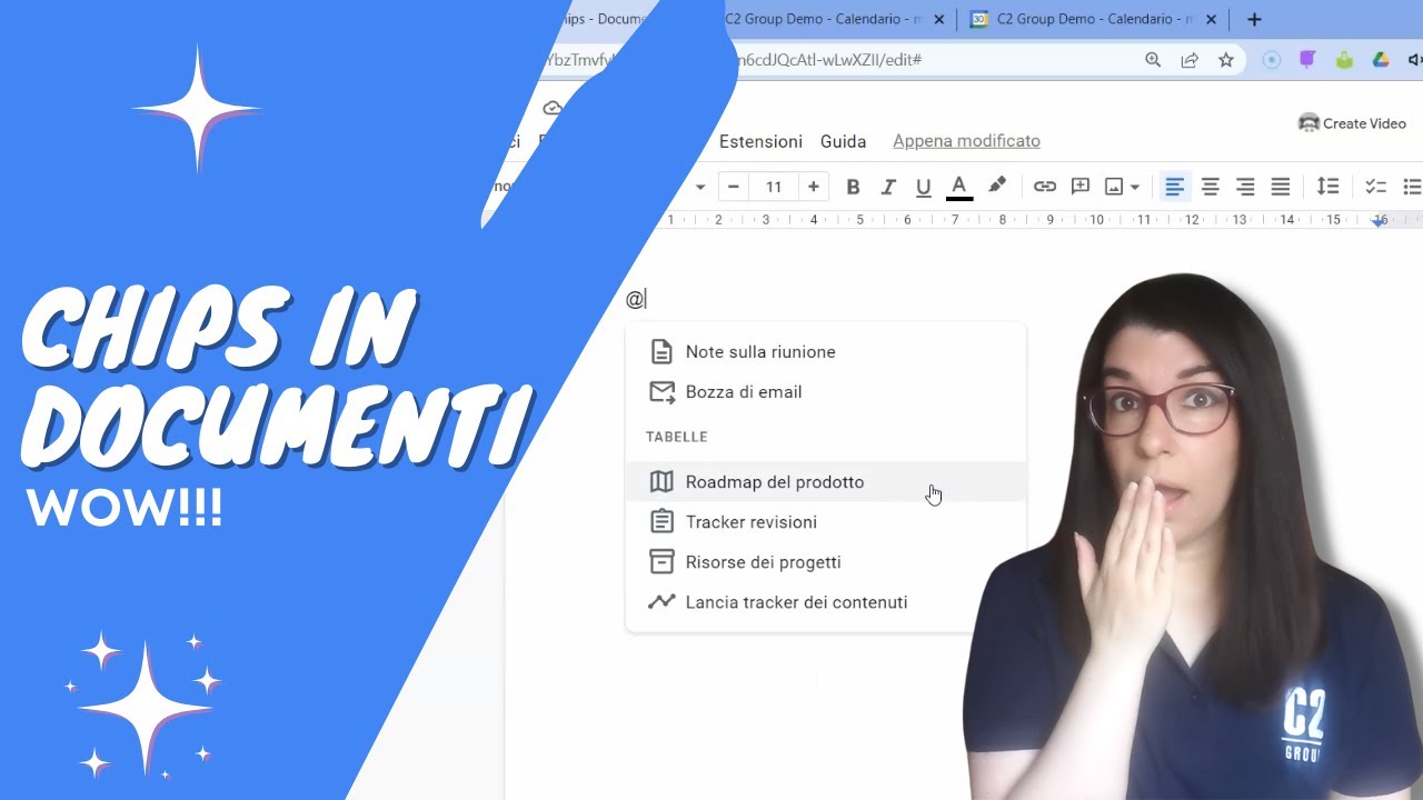 Chips in Documenti Google: tutto un altro mondo